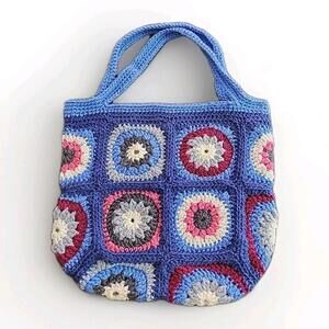 Granny Handmade Crochet Flower Handbag - Beautiful And Timeless